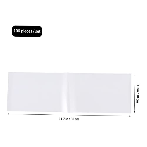 Papel para tinte de cabello 100 hojas blanco miniatura 2