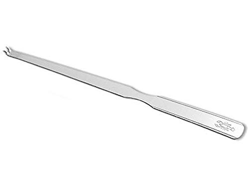 Visiodirect Lot de 12 Curettes à Homard 19,5cm INOX