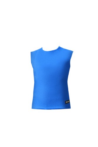 Aeroskin Polypropylene Sleeveless Pullover Vest (Blue, Medium)
