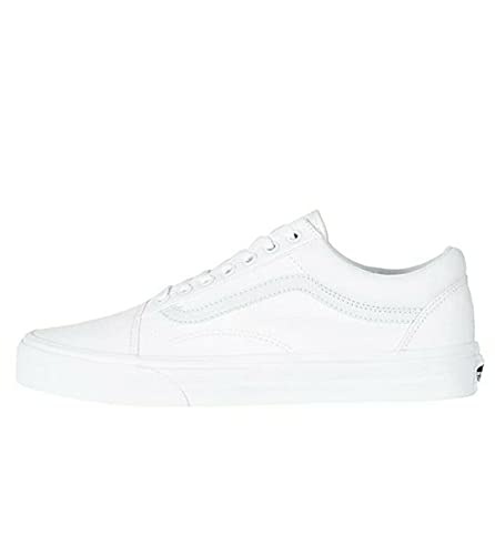 Vans Vans Unisex Old Skool Skate Shoe (11 Men 12.5 Women, True White)