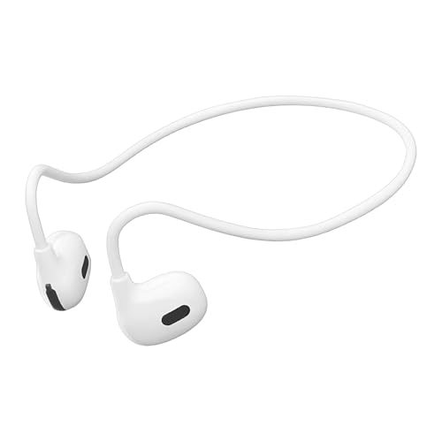 Auriculares de conducción ósea, auriculares de oreja abierta, auriculares inalámbricos de dientes azules con mmic, auriculares impermeables para correr, entrenar, conducir, gimnasio, fitness, viajes