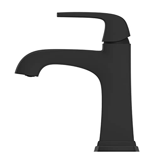 Pfister Bellance Bathroom Sink Faucet, Single Handle, Single Hole Or 3-Hole, Matte Black Finish, Lf042Bllb #TOP7