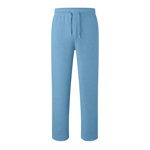 Boys Baggy Sweatpants Straight Leg Open Bottom Casual Pants, Boys Workout Athletic Joggers Sweat Pants 5-16 Years4