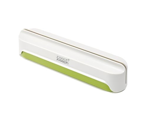 Joseph Joseph Halve-It Outil de Cuisine Coupe rapide, Trancheur de Raisins, Tomates et Petits Fruits, sans BPA, passe au lave-vaisselle, Vert/Blanc