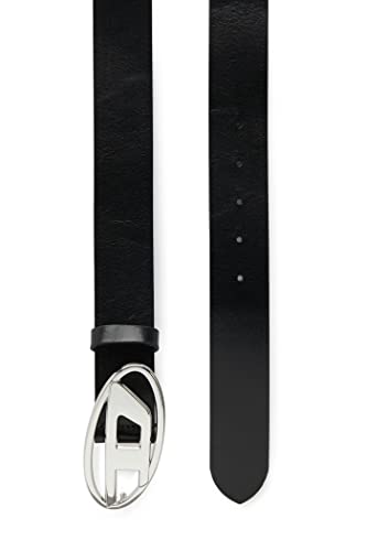 Diesel B-1DR Women's Leather Logo Belt3