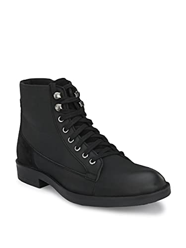 Image of Delize Men's Black /Brown Derby Boots