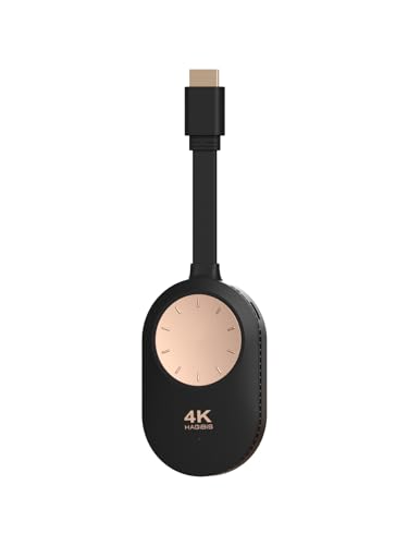 Hagibis Wireless HDMI Display Dongle Adapter 4K@60Hz Wireless Receiver, TV Adapter Streaming Media Video/Audio/File HDMI Wireless Extender from Laptop, PC, Smartphone to HDTV Projector Monitor