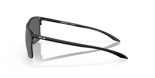 Oakley Holbrook Titanium Sunglasses Satin Black with Prizm Black Polarized Lens 57mm + Case3