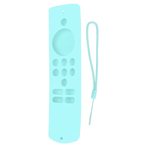 Riuulity Cover per Telecomando, Custodia per Telecomando in Silicone con Incisione Precisa, Pulsanti e Funzioni per Non Interferire per Fire TV Stick Lite(Menta Verde)