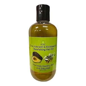 Hilac Olive, Avocado & Blackseed OIl Nourishing Hair Oil 250ml 8 fl oz, Bronze