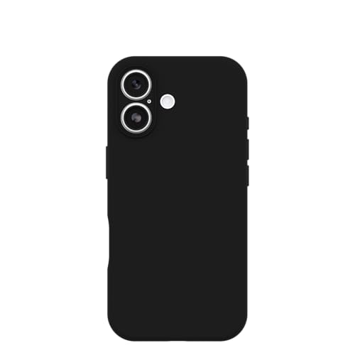Image of OtterBox iPhone 17 Figura Series Case - Black - Aesthetic, Silicone Phone Cases, Protective Minimalist Design, MagSafe iPhone Case with Camera Protection