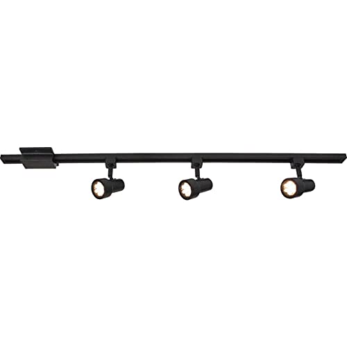 3-Light Mini Step 44 in. Black Integrated LED Linear Track Lighting Kit by Hampton Bay - Image 3