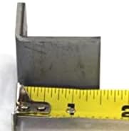 Miniatura 2 de JM Steel Ornamental 1-12 x 1-12 x 316 Soldadura en soportes, soportes en forma de L, 38 agujeros, (10)