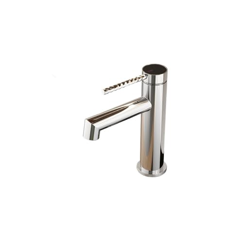 Robinet de lavabo laiton mitigeur eau chaude froide 2 fonctions montage pont salle de bain