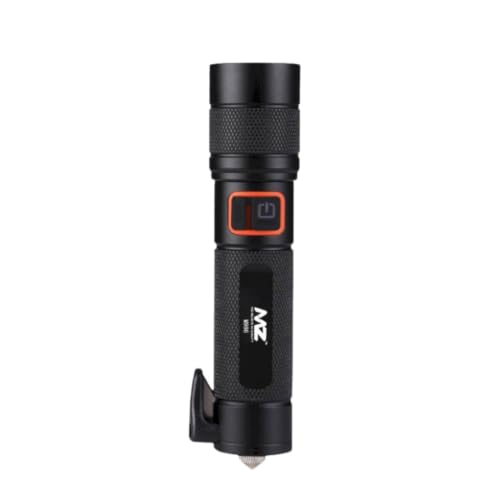 Image of WOZIT Rechargeable Torch Light High Power with Car Escape Tool (Multicolor)