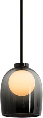 Lustre à LED en verre d'art pour corriger le manque de lumière d'une chambre
