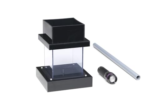 Arbor Scientific Cloud Chamber, Detect Ionizing Radiation, Specially Designed Cold Plate, 150 mm x 150 mm x 210 mm, Includes 2 Sources