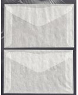 100#2 Glassine Envelopes Measuring 2 5/16 X 3 5/8 Inches