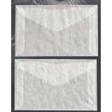 Box of 1000 #6 Glassine Envelopes Measuring 3 3/4 X 6 3/4 Inches