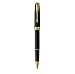 PARKER Sonnet Rollerball Pen, Matte Black Lacquer with Gold Trim, Fine Point Black Ink (1931518)