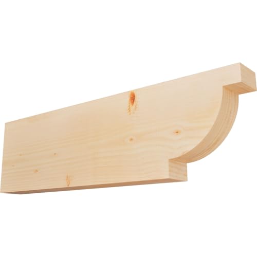 Ekena Millwork RFT04X10X36ALP00SDF Alpine Smooth Rustic Wood Rafter Tails' 3 1/2"W x 10"H x 36"L, Douglas Fir