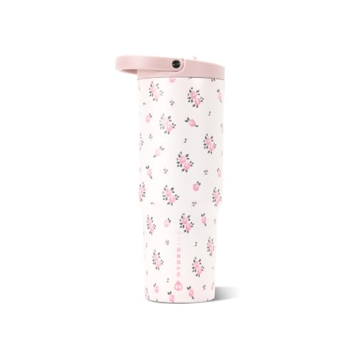 Image of HydroJug Sport 40 oz Insulated Stainless Steel Water Bottle, Wildrose