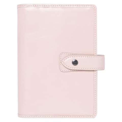 Filofax Malden Organizer, Personal Size, Pink - Tactile, Full-Grain Buffalo Leather, Six Rings, Cotton Cream Week-to-View Calendar Diary, Multilingual, 2025 (C022616-25) Cover