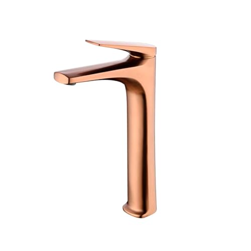 IMEX BDD055-3ORC DELOS Monomando Lavabo Alto Oro Rosa Cepillado