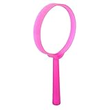 GRUO 虫眼鏡、ミニハンドヘルド拡大鏡HD読書に適した透過率 ピンク