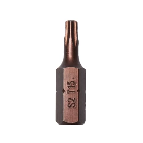 Image of Taparia Make, Bit Holder Screwdriver with 25mm Insert Bits of 1 /4 inch Hex Shank, S2 Grade, Of Tip Size T10, T15, T20 Suitable for DIY, Home, Professional & industrial applications