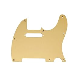 Musiclily Pro 8 Trous Aluminium Telecaster Pickguard pour Guitare électrique American/Mexican Fender Standard Tele Style… - Les Beatles, Paul McCartney, John Lennon, RIngo Starr, George Harrison