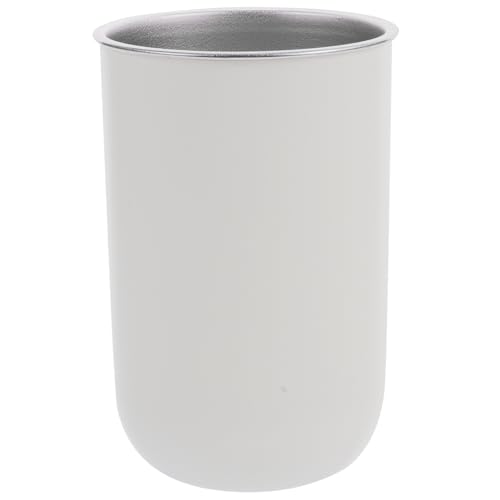 CLISPEED Vaso para Cepillos de Dientes Infantil de Acero Inoxidable Taza Doble para Enjuague Bucal y Almacenamiento Compacto para Baño y Viaje Diseño Seguro con Borde Suave y Superficie