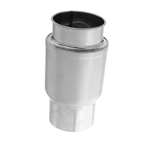 BUGUUYO ステンレス鋼製ガス管アダプタ 給湯器用排気ベンチ ヒーター継手 ストレートチューブコネクタ 対応煙突エルボ 耐熱耐久設計 排気効率向上 振動に強い波形構造 室内ストーブ設置向け