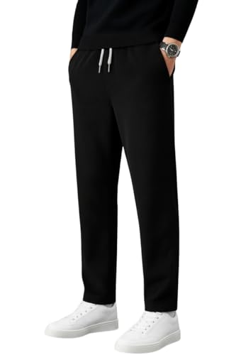 Image of INKKR Men's Comfortable Corduroy Pants | Relaxed Fit Stretch Casual Trousers