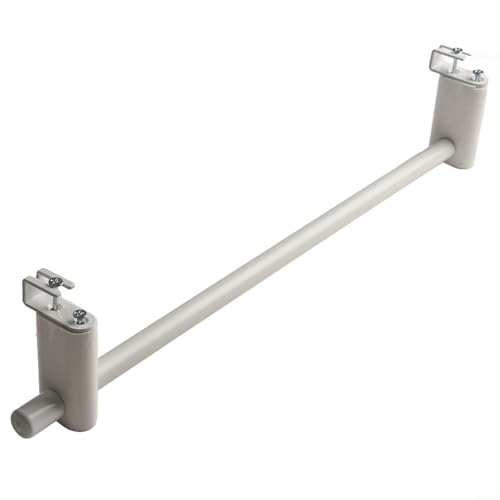 Porte-serviettes à suspendre de 50 cm en acier carbone ABS sans perçage pour radiateur de salle de bain de 0,3 à 2 m