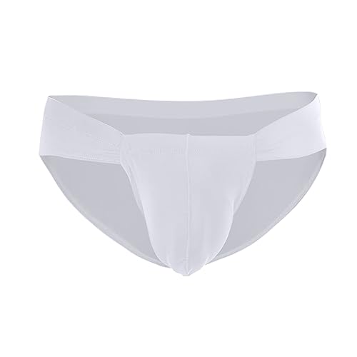 Calzoncillos para hombre con horquilla alta y malla transpirable a rayas en talla grande XXXL