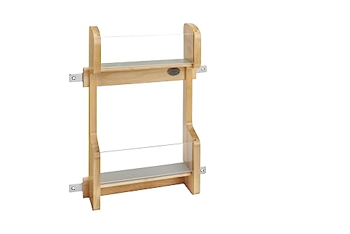 Image of REV-A-SHELF Wood Vanity Cabinet Door Storage Rack