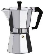 12 Cup Italian Style Espresso Coffee Maker for Use on Gas Electric and Ceramic Cooktops