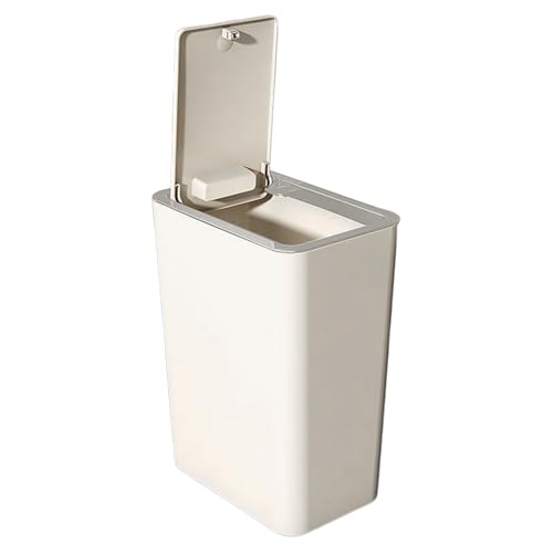 Bote de basura de cocina - Baloncesto Dustbin | Cubo de basura de 10 L | para dormitorio de esquina dormitorio fregadero interior hogar baño inodoro lugar de trabajo