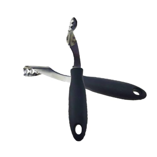 Cabilock 2pcs Core Remover Fruit Pulp Separator Kitchen Gadgets Handmade Kitchen Tool Core Extractor Pepper Corer Fruit and Vegetable Tools Black