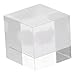 GetCoupon 3D Cloud Cube Crystal Ornament 6CM Small Glass Paperweight Decoration, Home Office Deak Suitable for Any Occasions Gift(A)