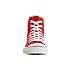Converse Chuck Taylor All Star Canvas High Top Sneaker, red, 6 M US