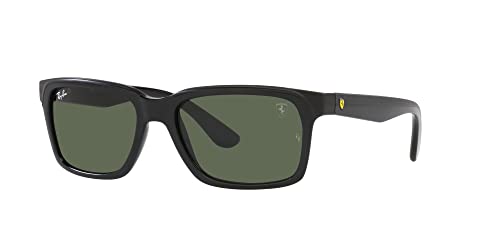 Image of Ray-Ban RB4393m Scuderia Ferrari Collection Rectangular Sunglasses