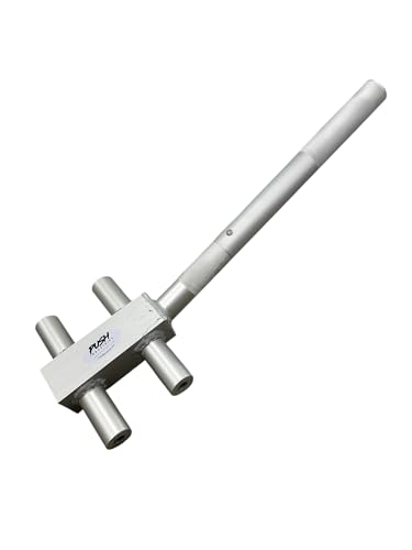 Push Industries 989.444 Boat Lift & Hoist Lifting Arm – Heavy-Duty Two-Piece Design, Knurled Non-Slip Grip, Low-Profile Hardware – Compatible with Square-Post Boat Lifts (2)