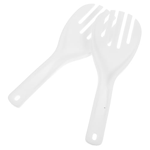 JECOMPRIS 2 Piezas Cucharas Antiadherentes Resistentes al Calor Utensilios para Restaurantes para Servir Arroz Patatas