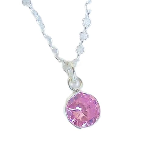 Colgante de cuarzo rosa para realzar tu look diario de oficina o eventos de noche