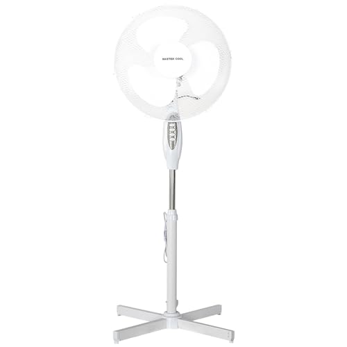 A2Z Ventilador De Pedestal De 16 Pulgadas 3 Velocidades Inclinación - Pedestal Fans PF11609 White
