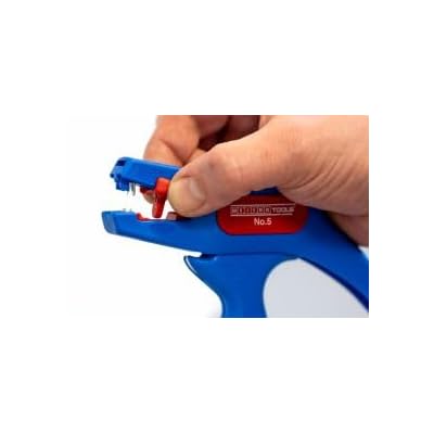 WEICON Professional Starter Kit 4 – parts| Removal Toolkit for Car House Installation Wire Stripper No. 5 Coax Stripper No. 2 Cable Knife No. s 4-28 Round Cable Stripper No. 13 Stripper Uncoating Case TÜV/Blue/Red/100% Made in Germany