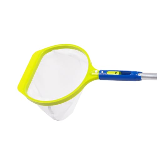 Red Para Desnatadora De Piscina – ABS De 55,31 Pulgadas, Desnatadora Hojas Malla Fina Metal | Red Limpieza Duradera Para Piscinas Hojas, Escombros E Insectos | Skimer Piscina: Uso Sobre El Suelo Y