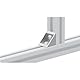 Fath Eckwinkel flach 40x80 Item System für Aluprofile und Flächenelemente mit Nut 8, Zinkdruckguss pulverbeschichtet